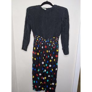 Silks by St Gillian Silk Polka Dot Dress 6